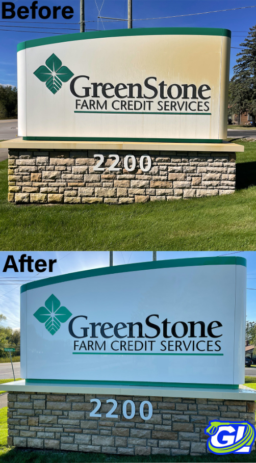 Commercial Soft Washing and Rust Removal for Green Stone in Alpena, MI