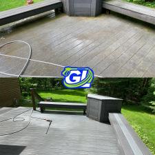 Deck Cleaning in Alpena, MI 2