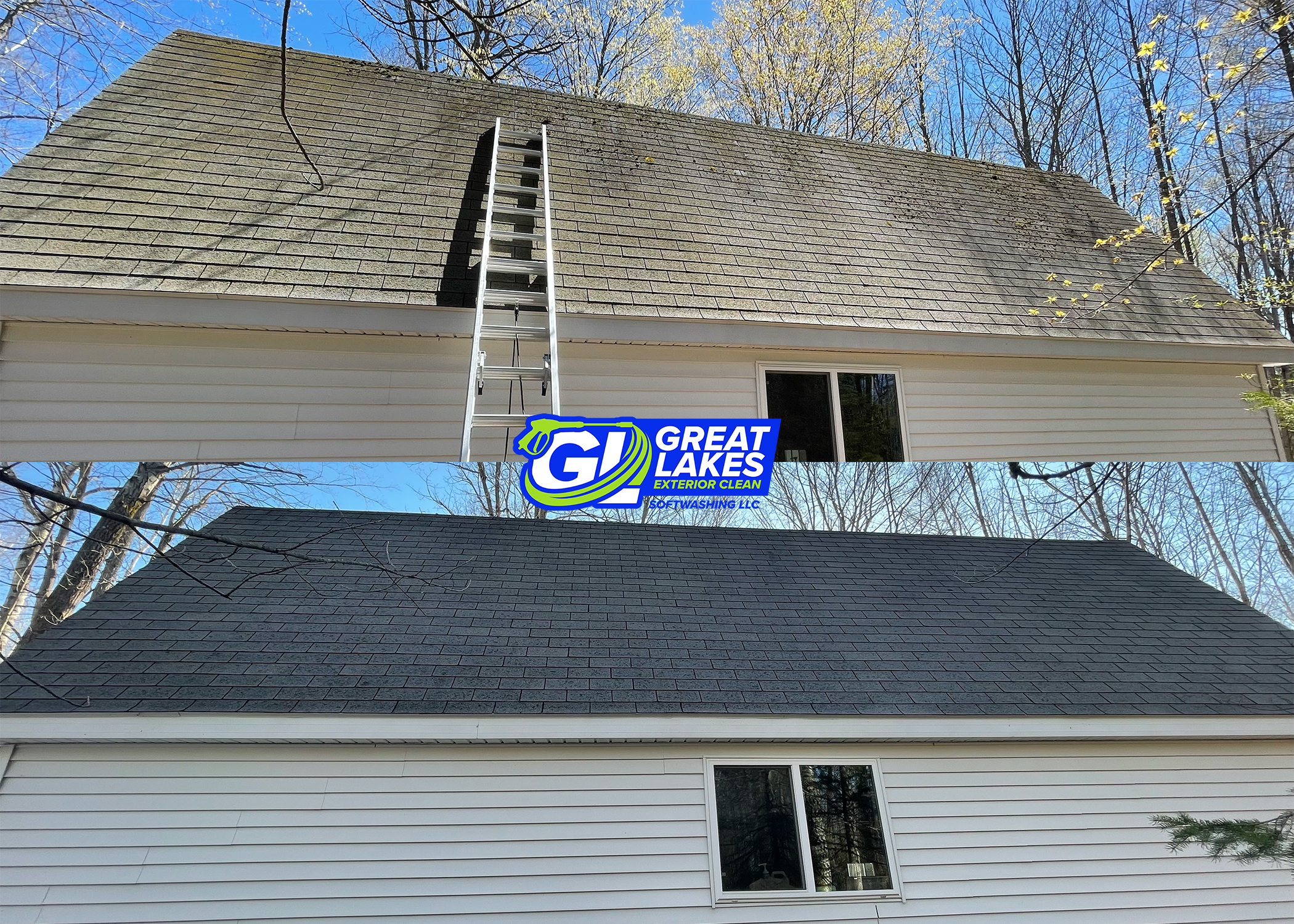 Roof Cleaning in Presque Isle, Michigan
